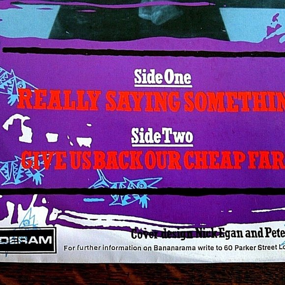 Bananarama & Fun Boy Three's Original UK Pressing Vinyl Really Saying Something - Picture 7 of 16